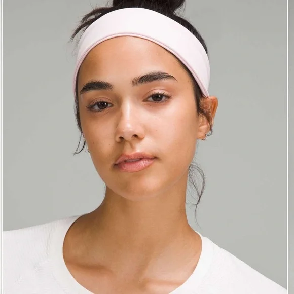 RARE Lululemon Women’s Luxtreme Training Headband Strawberry Milkshake - Picture 3 of 7